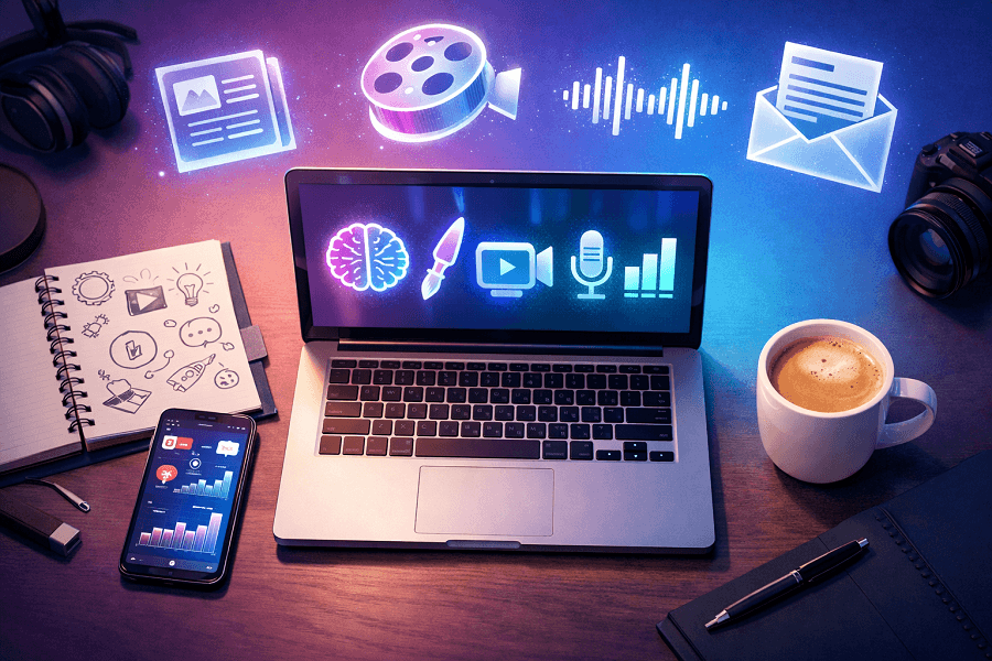 25 Best AI Tools for Content Creators in 2026
