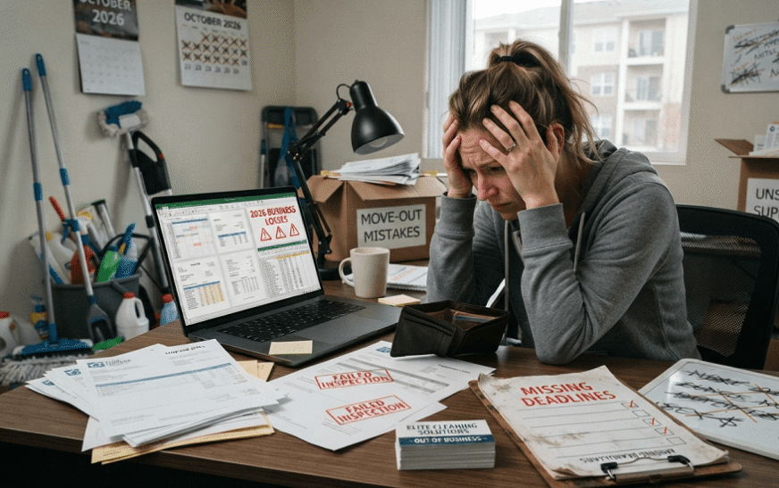 11 Costly Move Out Cleaning Business Mistakes Beginners Make in 2026
