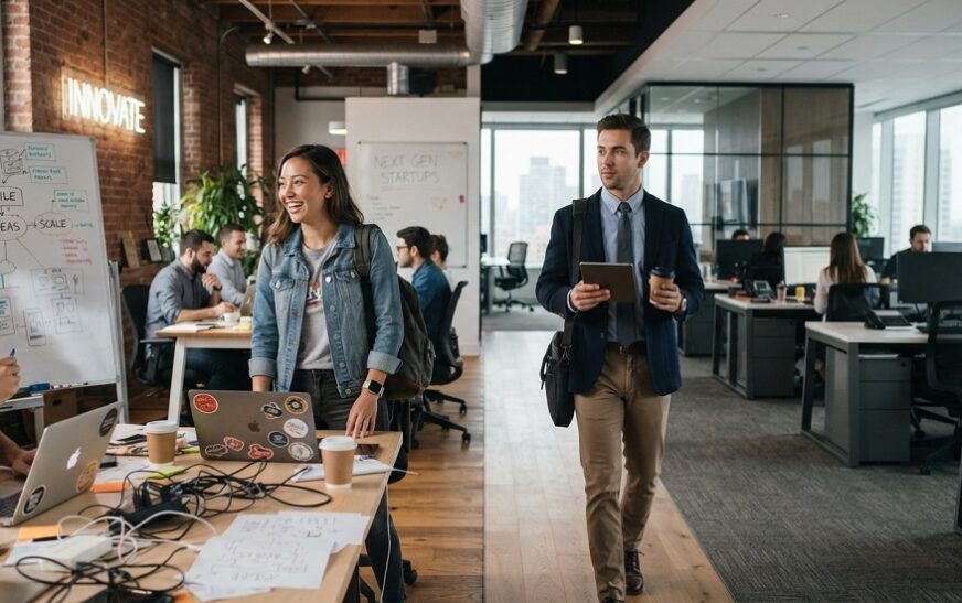Startup Jobs vs Corporate Careers Pros & Cons